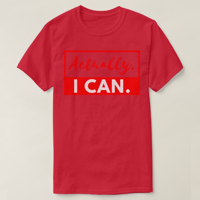 Eigentlich kann ich T-Shirt (Design vorne)
