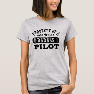 Eigentum an einem Badass-Pilot T-Shirt