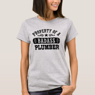 Eigentum an einem Badass Plumber T-Shirt