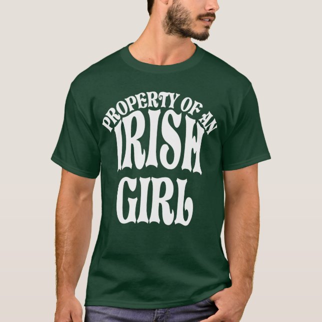 Eigentum an einem irischen Mädchen T-Shirt (Vorderseite)