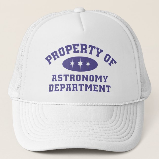 Eigentum der Abteilung Astronomie Truckerkappe (Vorderseite)