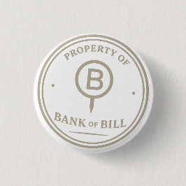 Eigentum der Bank of Bill Institutioneller Button