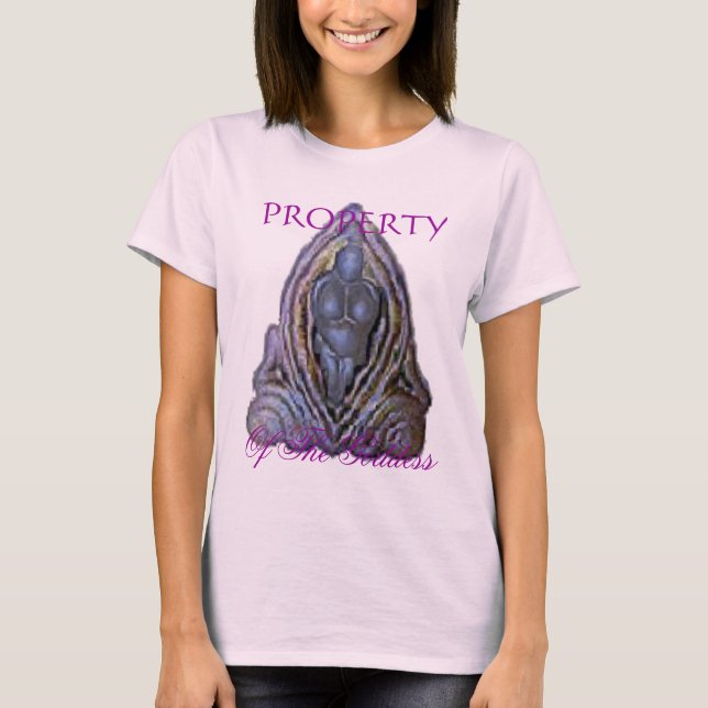 Eigentum der Göttin - T - Shirt (Vorderseite)