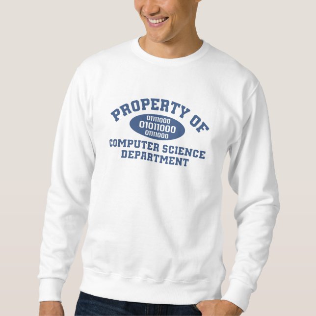 Eigentum der Informatik-Abteilung Sweatshirt (Vorderseite)