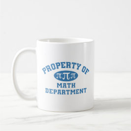 Eigentum der Mathematikabteilung (blau) Tasse