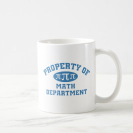 Eigentum der Mathematikabteilung (blau) Tasse