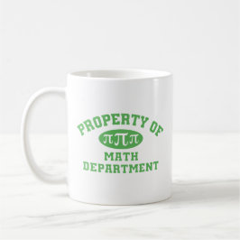 Eigentum der Mathematikabteilung (grün) Tasse