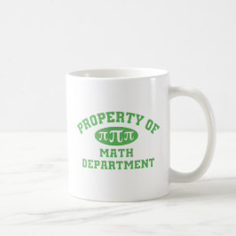 Eigentum der Mathematikabteilung (grün) Tasse
