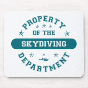 Eigentum der Skydiving Abteilung Mousepad