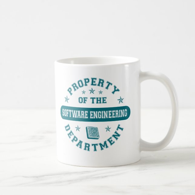 Eigentum der Softwaretechnik-Abteilung Kaffeetasse (Rechts)
