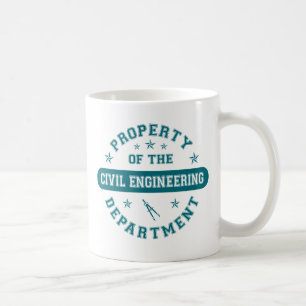 Eigentum der zivilen technischen Abteilung Tasse