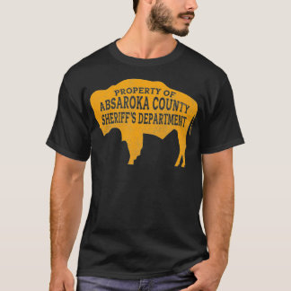 Eigentum des Absaroka-Landkreises Sheriff T-Shirt