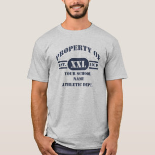 Eigentum des athletischen Abteilungs-T - Shirt