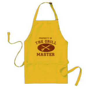 Eigentum des Grill-Meisters Schürze