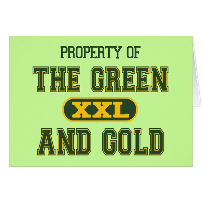 Eigentum des Grüns und des Gold1 (Vorderseite (Horizontal))