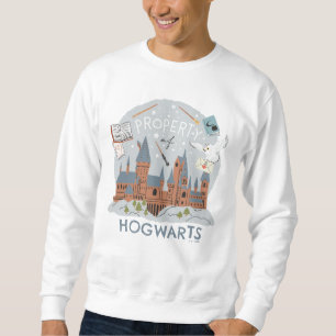 Eigentum des Hogwarts-Cartoon-Grafiken Sweatshirt