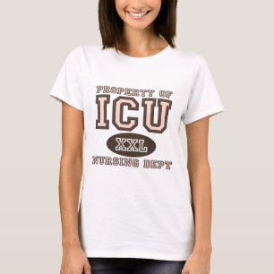 Eigentum des ICU Krankenschwester-T - Shirt