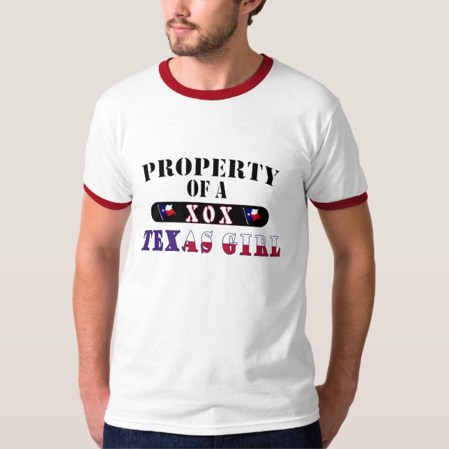 Eigentum des TEXAS-Mädchen-Shirts T-Shirt (Vorderseite)