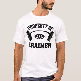 Eigentum des XXL Gewichts-Trainer-T-Shirts T-Shirt