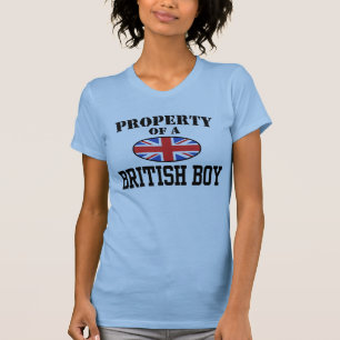 Eigentum eines britischen Jungen T-Shirt