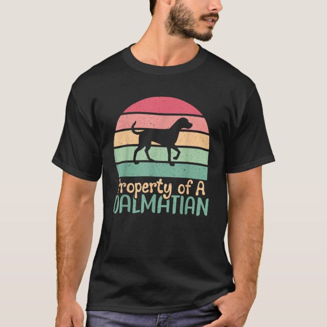 Eigentum eines Dalmatiners  T-Shirt (Vorderseite)