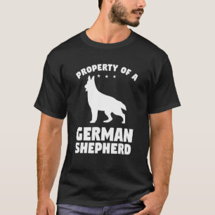 Eigentum eines deutschen Schäferhundes T-Shirt