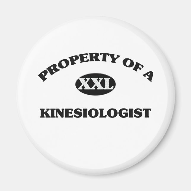 Eigentum eines KINESIOLOGISTEN Magnet (Vorne)