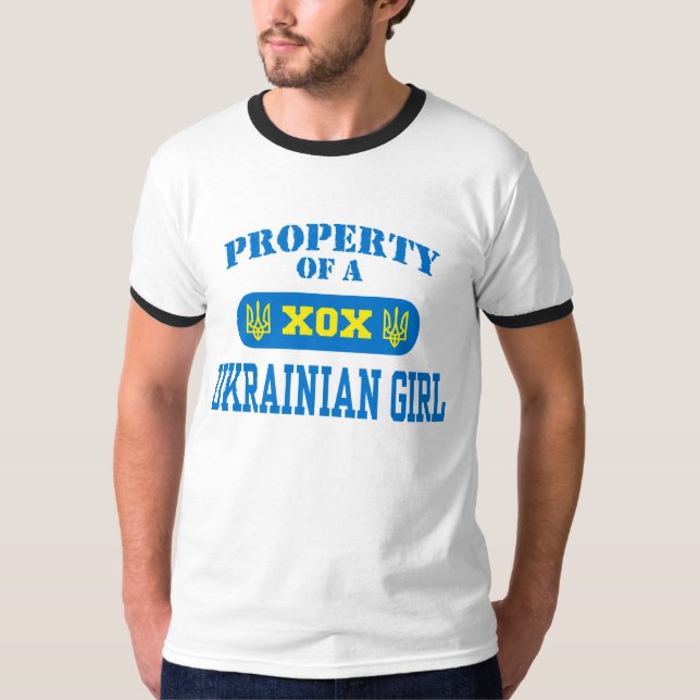 Eigentum eines ukrainischen Mädchens T-Shirt (Vorderseite)
