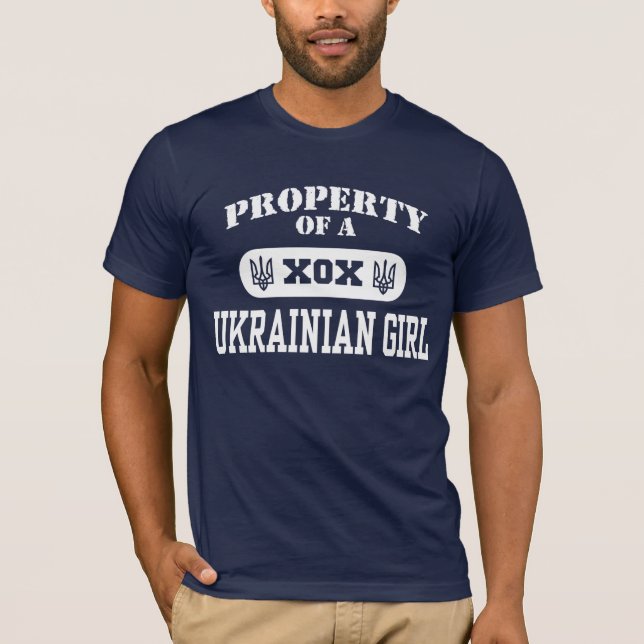 Eigentum eines ukrainischen Mädchens T-Shirt (Vorderseite)