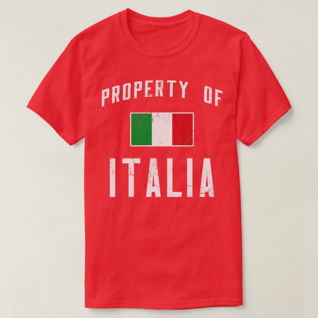 Eigentum Italiens Italien T-Shirt (Design vorne)