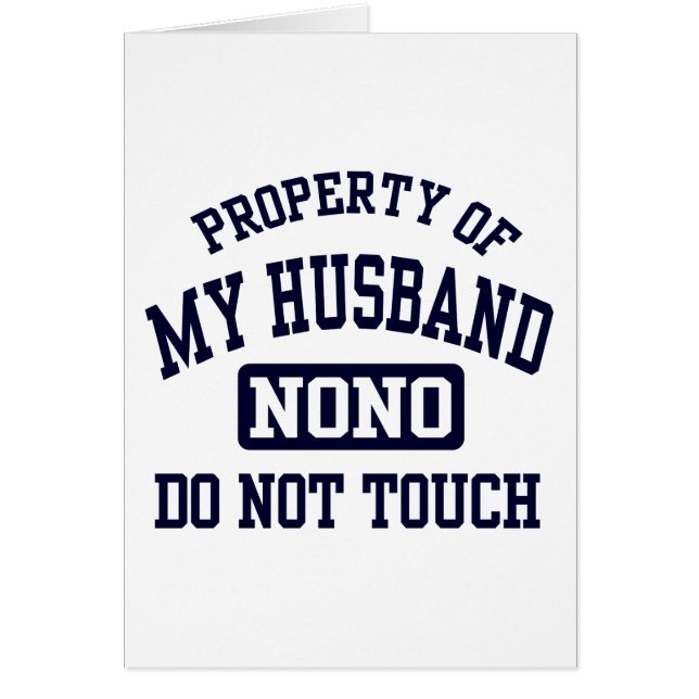 Eigentum meines Ehemanns (Vorne)