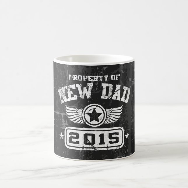 Eigentum neuen Vaters 2015 Tasse (Mittel)