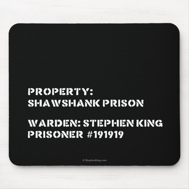 Eigentum: Shawshank Gefängnis Mousepad (Vorne)
