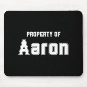 Eigentum von Aaron Funny Bachelorette Geschenke fü Mousepad