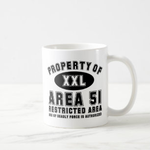 Eigentum von Bereich 51 Tasse
