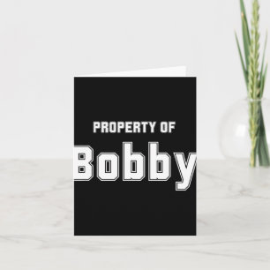 Eigentum von Bobby Funny Bachelorette Geschenke fü Karte