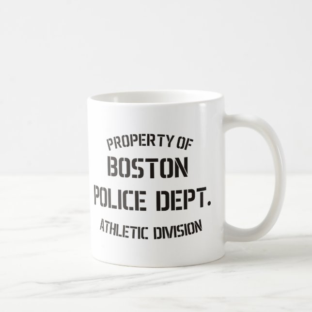 Eigentum von Boston-Polizei-Abteilung Kaffeetasse (Rechts)