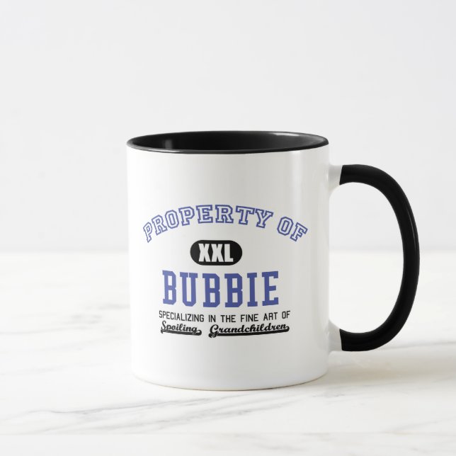 Eigentum von Bubbie Tasse (Rechts)
