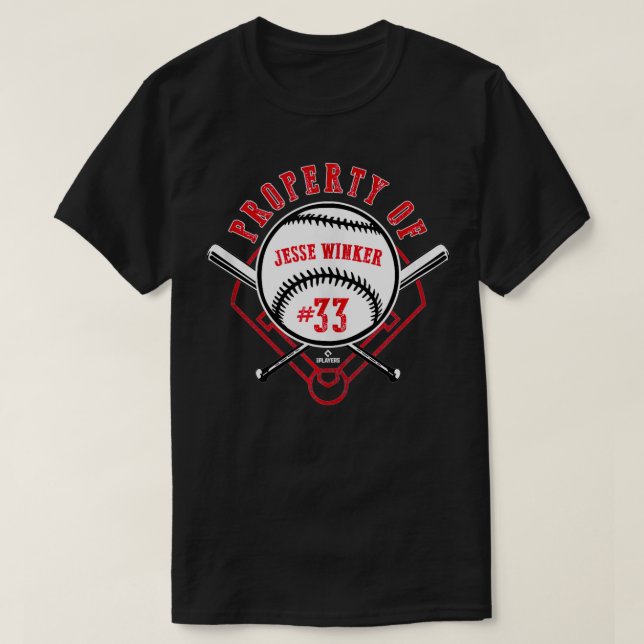 Eigentum von Jesse Winker T-Shirt (Design vorne)