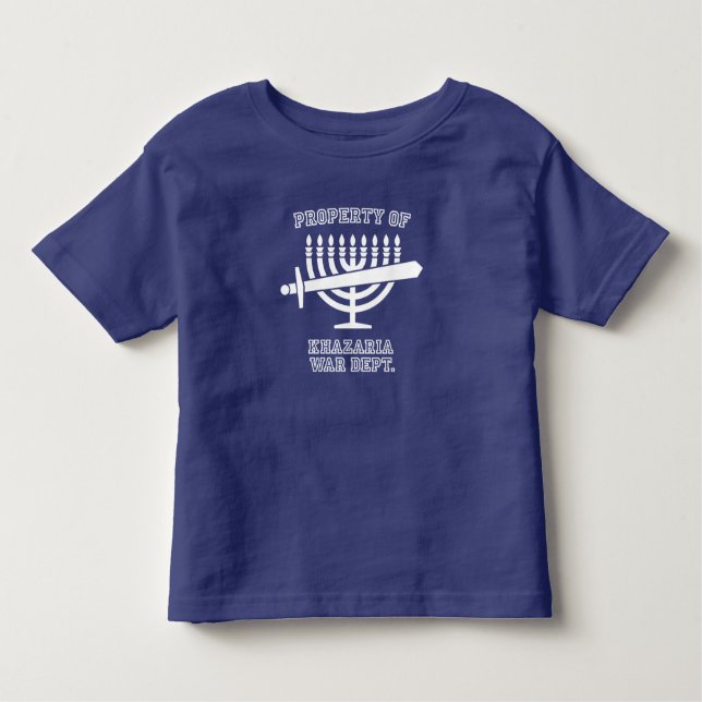 Eigentum von Khazaria Krieg Dept. Toddler T-Shirt (Vorderseite)