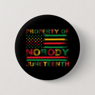 Eigentum von Niemand Juneteenth US-amerikanische F Button