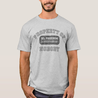 Eigentum von niemandem liberalistische T-s… - T-Shirt