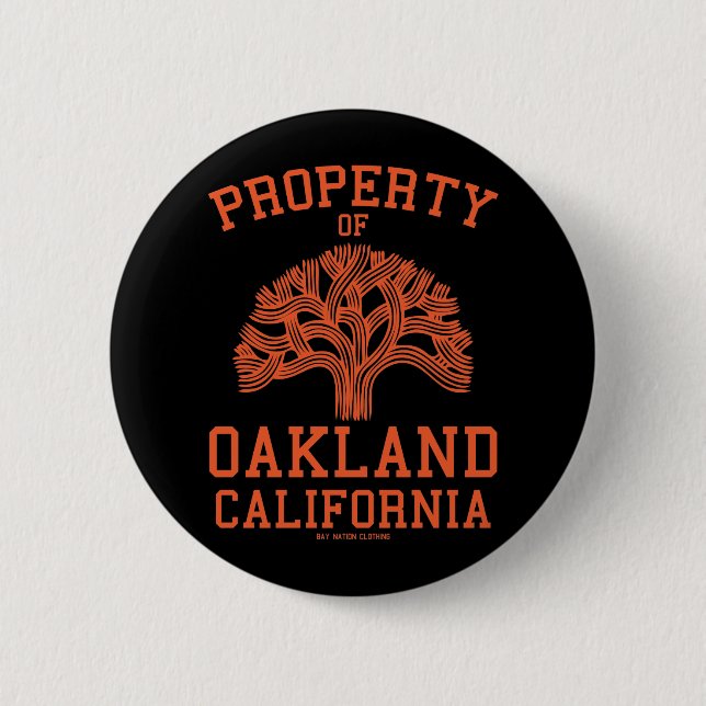Eigentum von Oakland Button (Vorderseite)
