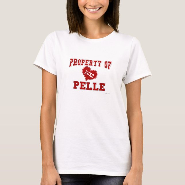 Eigentum von Pelle (rot) T-Shirt (Vorderseite)