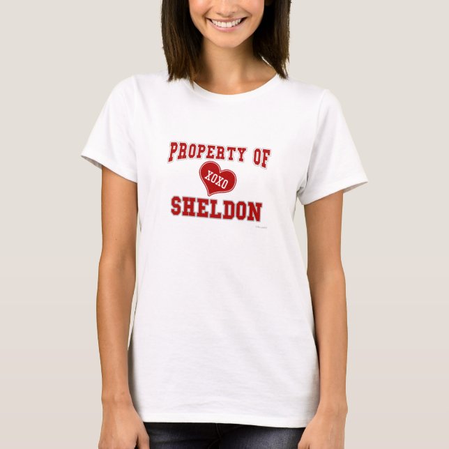 Eigentum von Sheldon T-Shirt (Vorderseite)