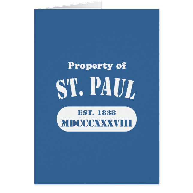 Eigentum von St. Paul (Vorne)