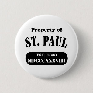 Eigentum von St. Paul Button