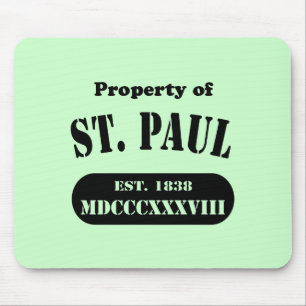 Eigentum von St. Paul Mousepad