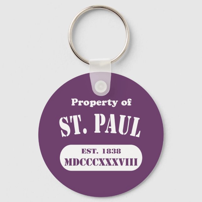 Eigentum von St. Paul Schlüsselanhänger (Vorderseite)