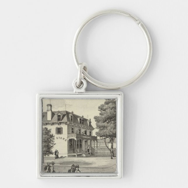 Eigentum von Wm V Reid, Villa Park, NJ Schlüsselanhänger (Vorne)